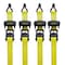 Stanley 16' x 1.5 in Ratchet Strap, 3300 lb, J Hook, DLB, 4PK S10074 - alternate 1